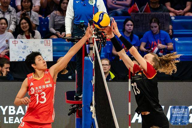 世界女排联赛（阿灵顿站）：中国队胜德国队