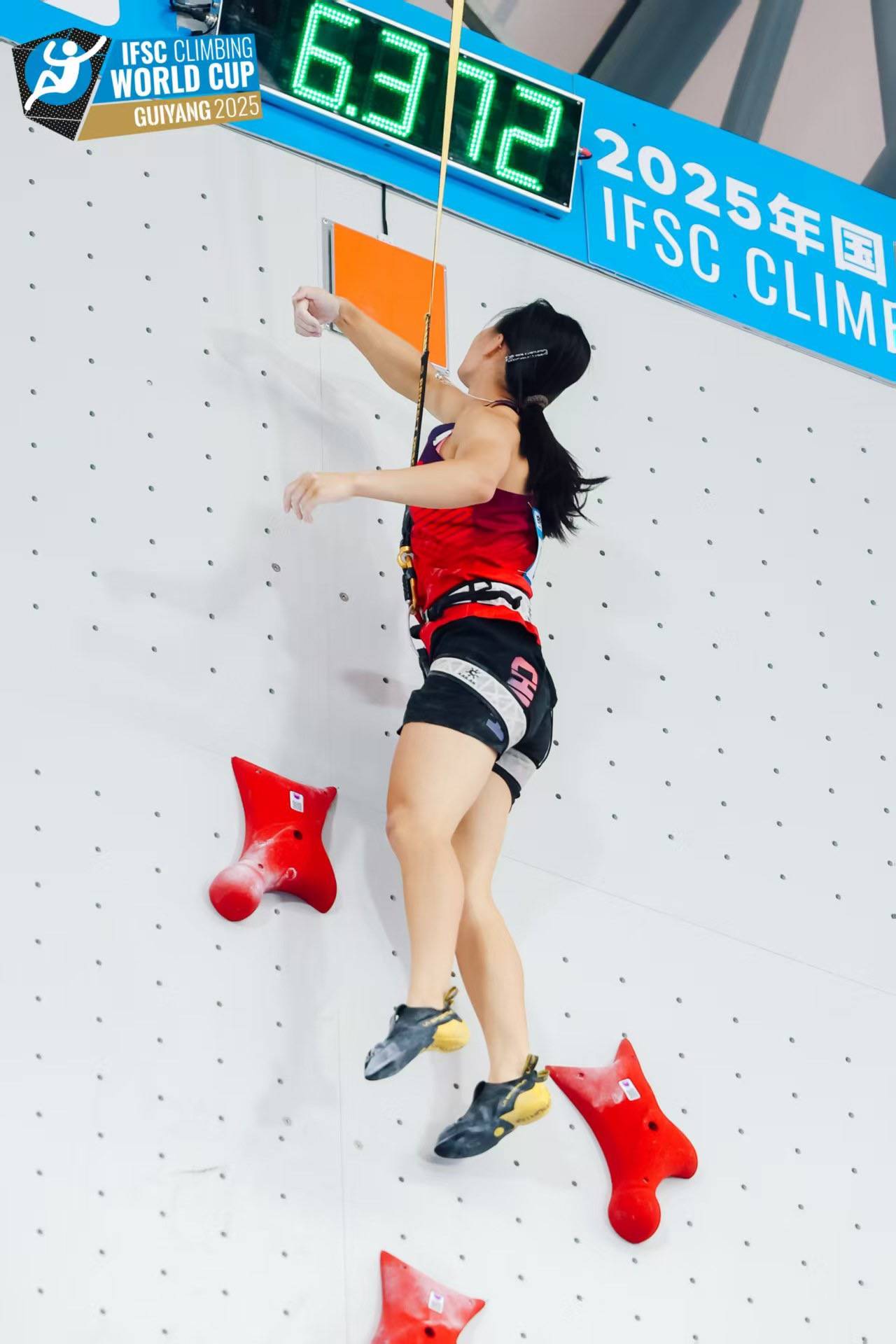 家门口体验“速度与激情”！世界杯攀岩赛中国天团闪耀贵阳 The Chinese team shines at IFSC Climbing World Cup Guiyang 2025