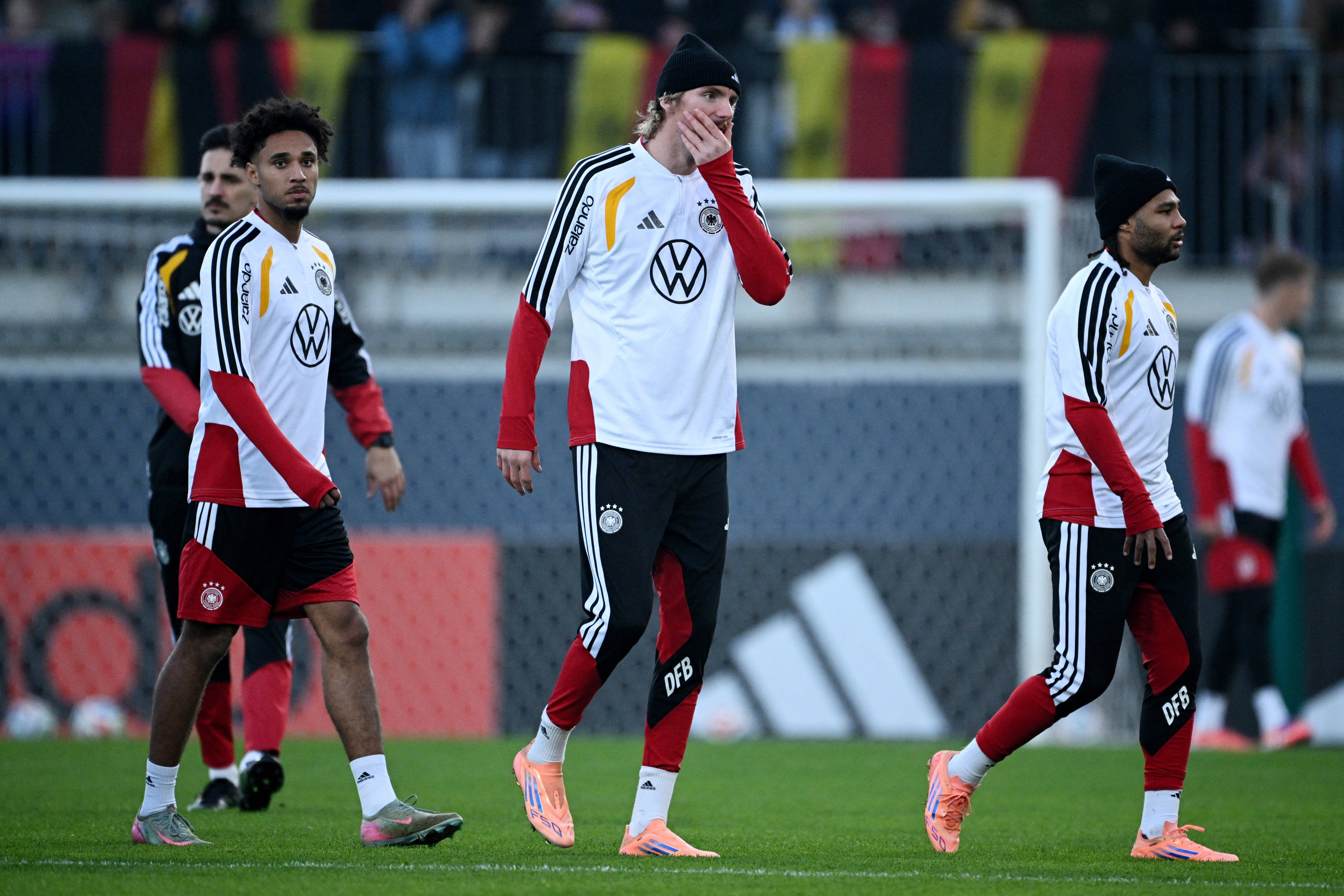 （外代二线）足球——世预赛：德国队赛前备战